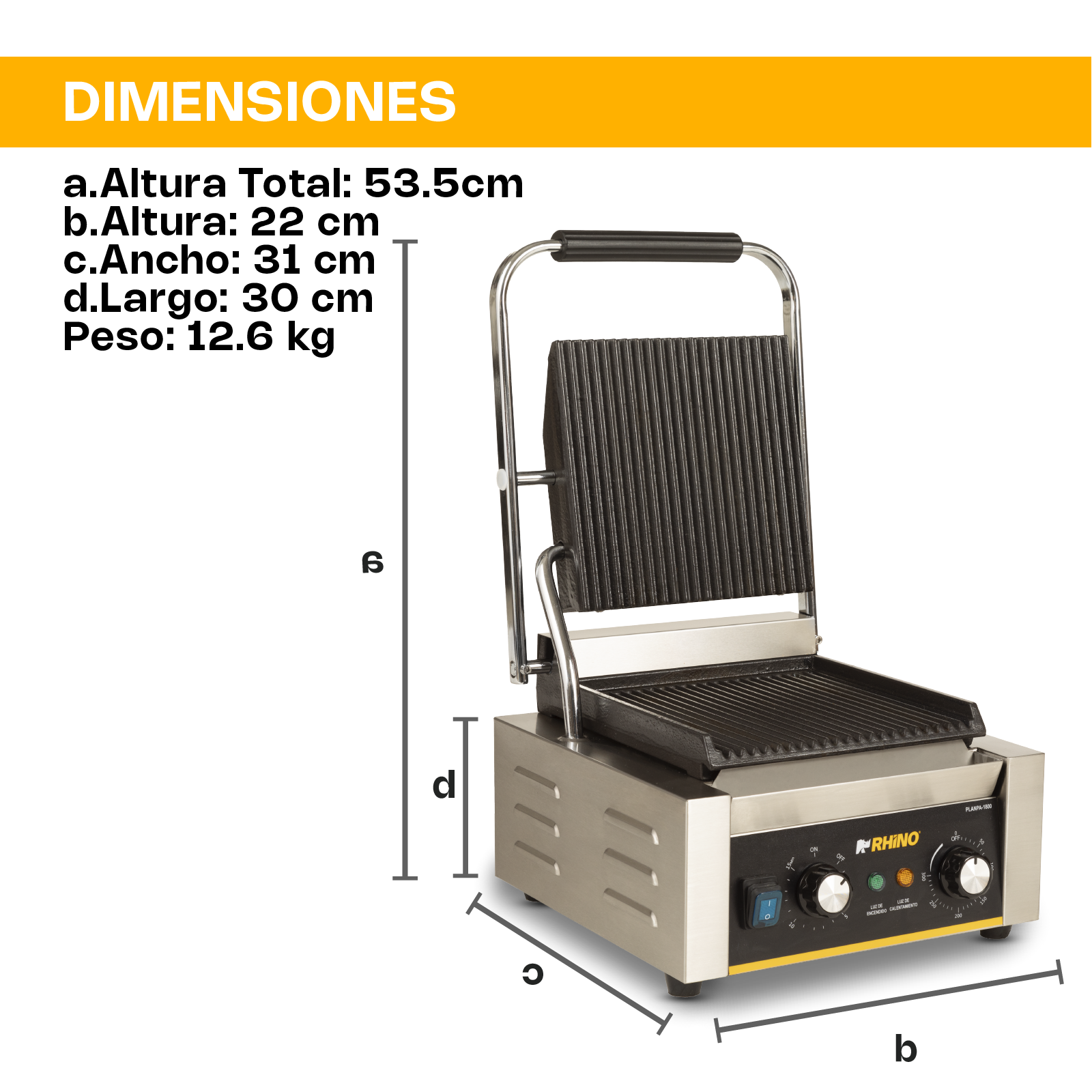 plancha panini 1,780 w plancha panini 1,780 w